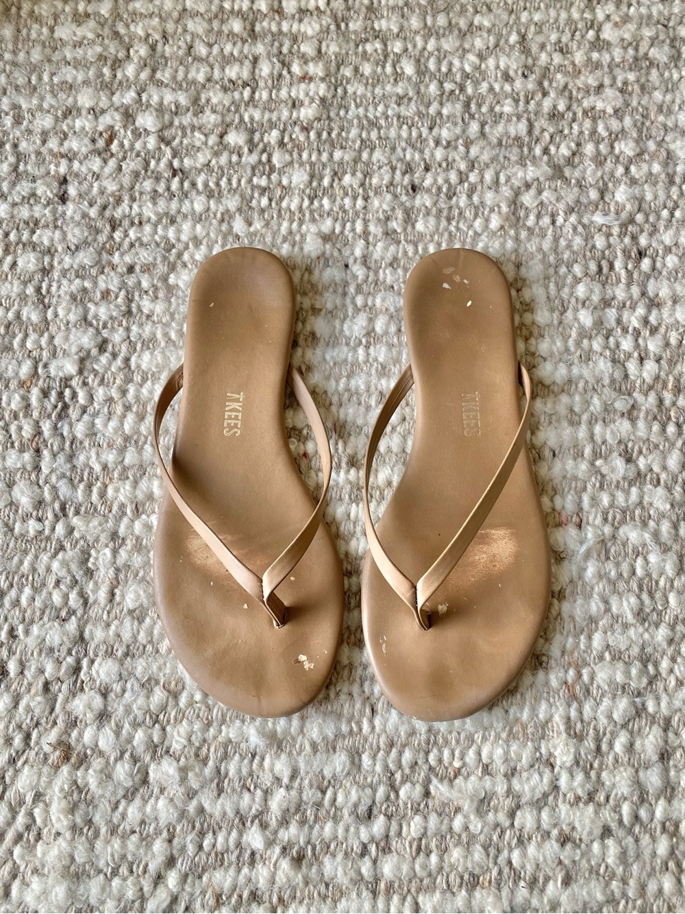 TKEES Leather Thong Sandals